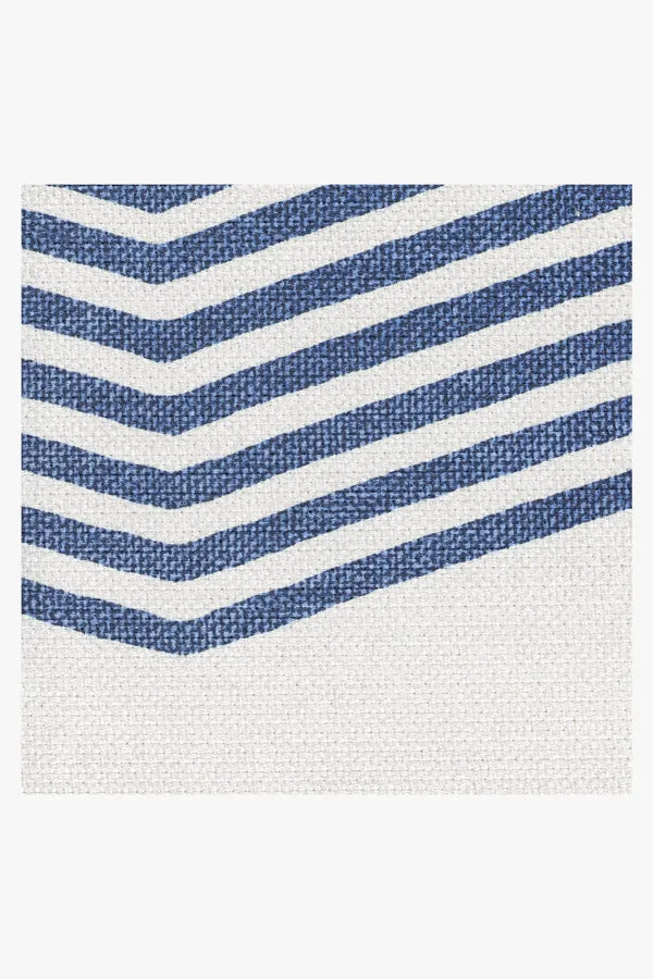 Gray Malin Outdoor Beach Club Navy & Ivory Rug