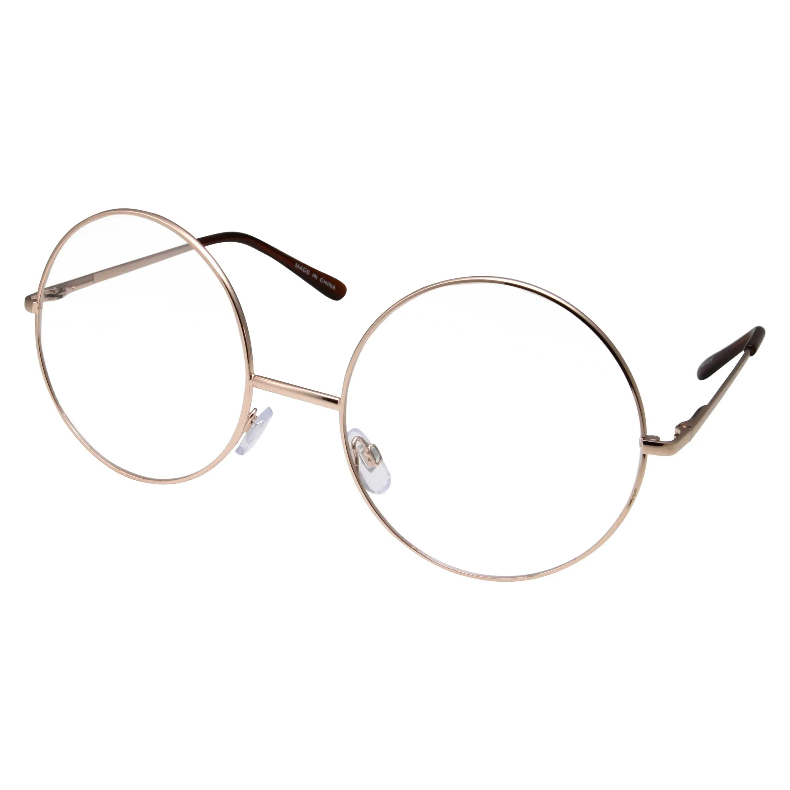 grinderPUNCH - Non-Prescription Round Circle Frame Clear Lens Glasses