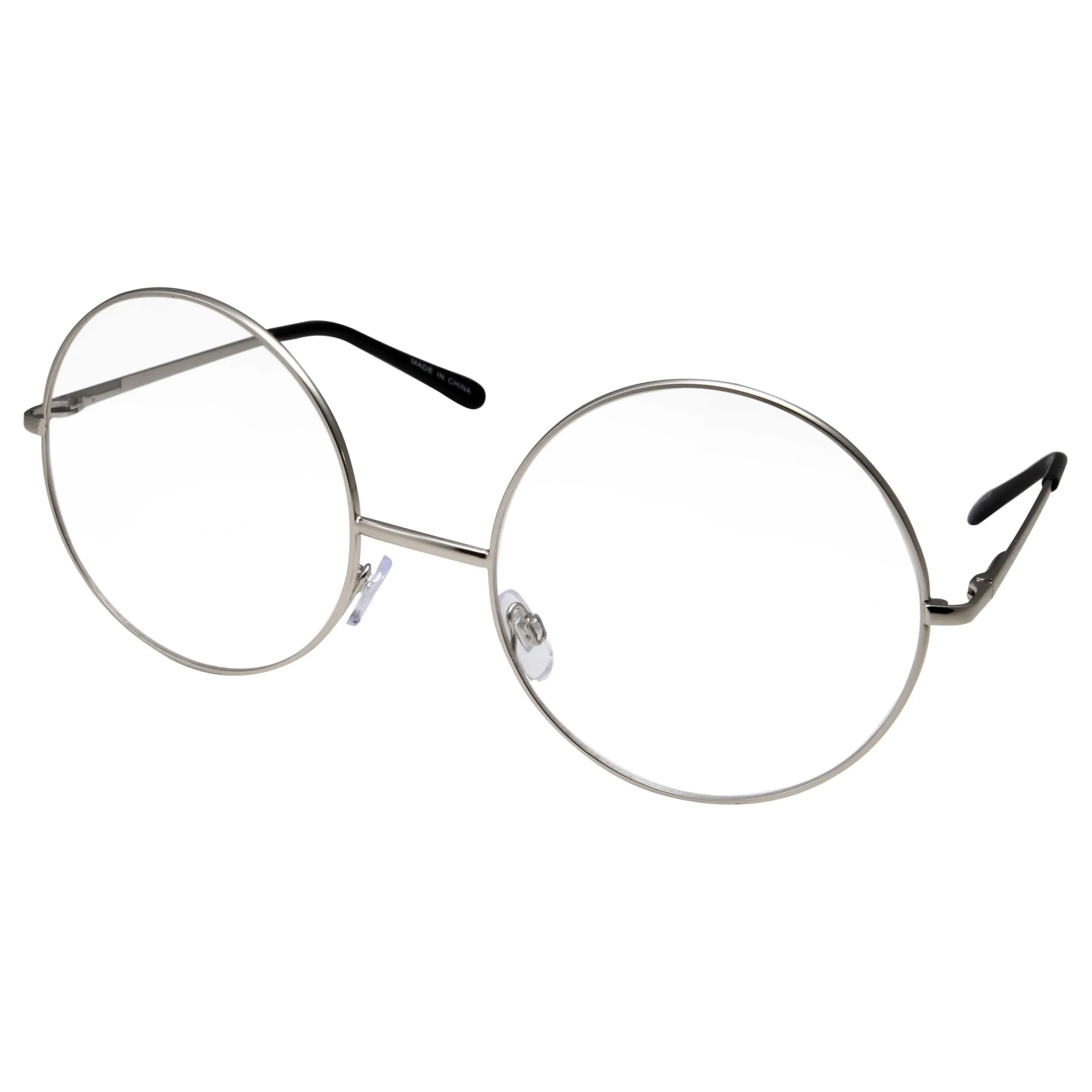 grinderPUNCH - Non-Prescription Round Circle Frame Clear Lens Glasses
