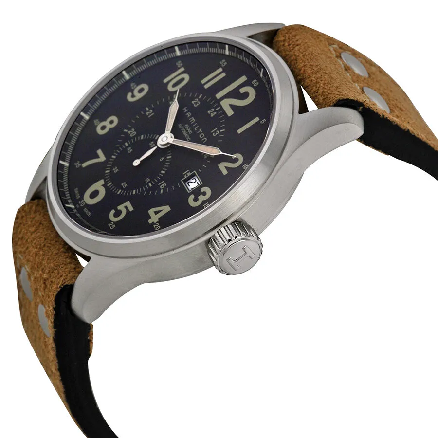 Hamilton Khaki Officer Black Dial Men's Watch H70655733