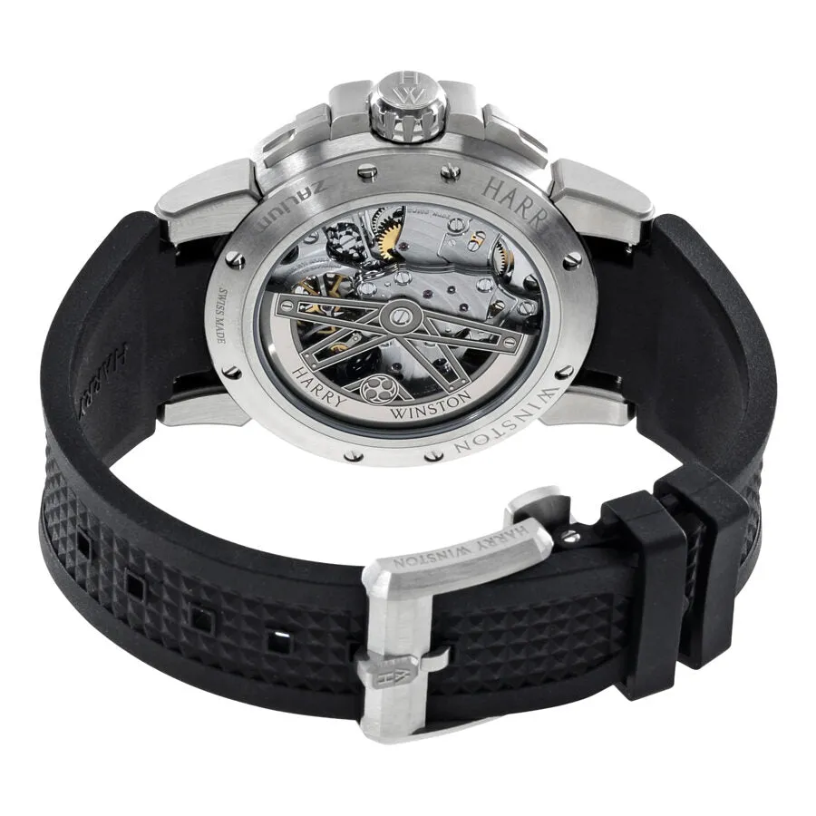 Harry Winston Project Z Skeleton Dial Zalium Automatic Limited Edition Men's Watch OCEACH44ZZ004