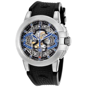 Harry Winston Project Z Skeleton Dial Zalium Automatic Limited Edition Men's Watch OCEACH44ZZ004