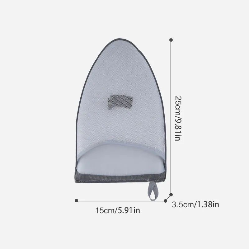 Heat-resistant ironing glove for safe clothing treatment
