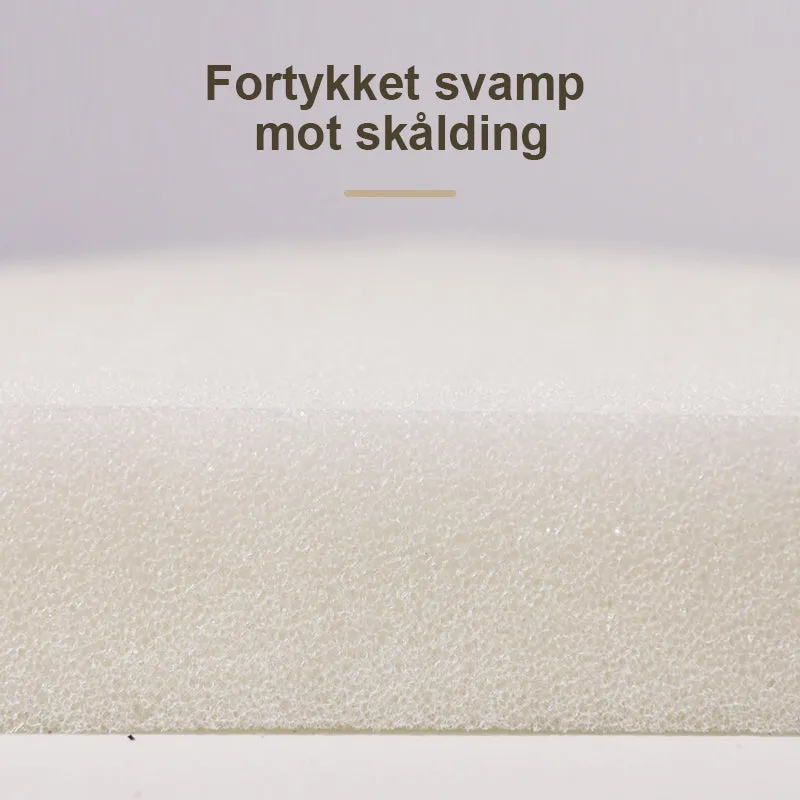 Heat-resistant ironing glove for safe clothing treatment