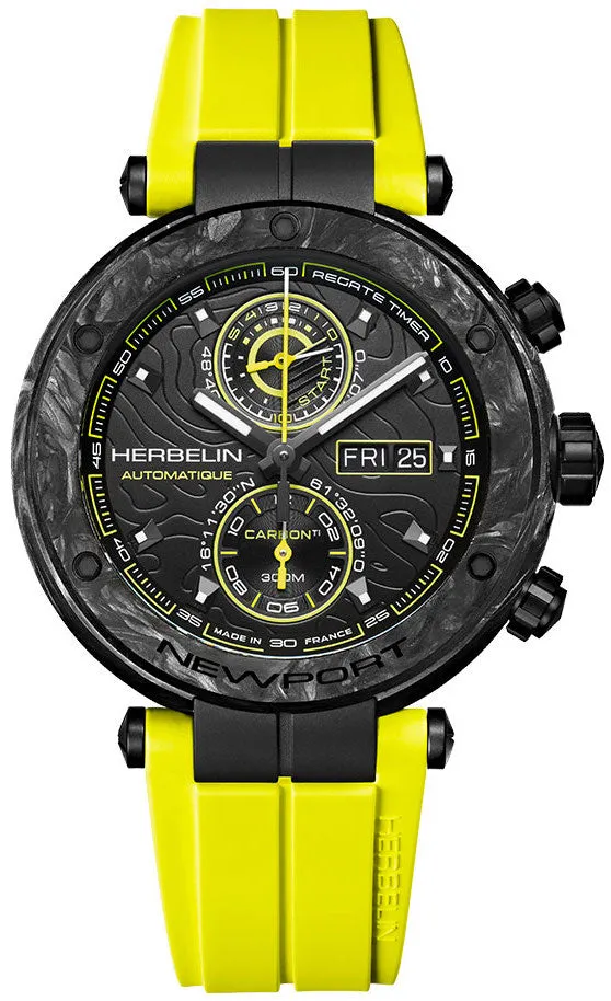 Herbelin Watch Newport Carbon Titanium Chrono Limited Edition