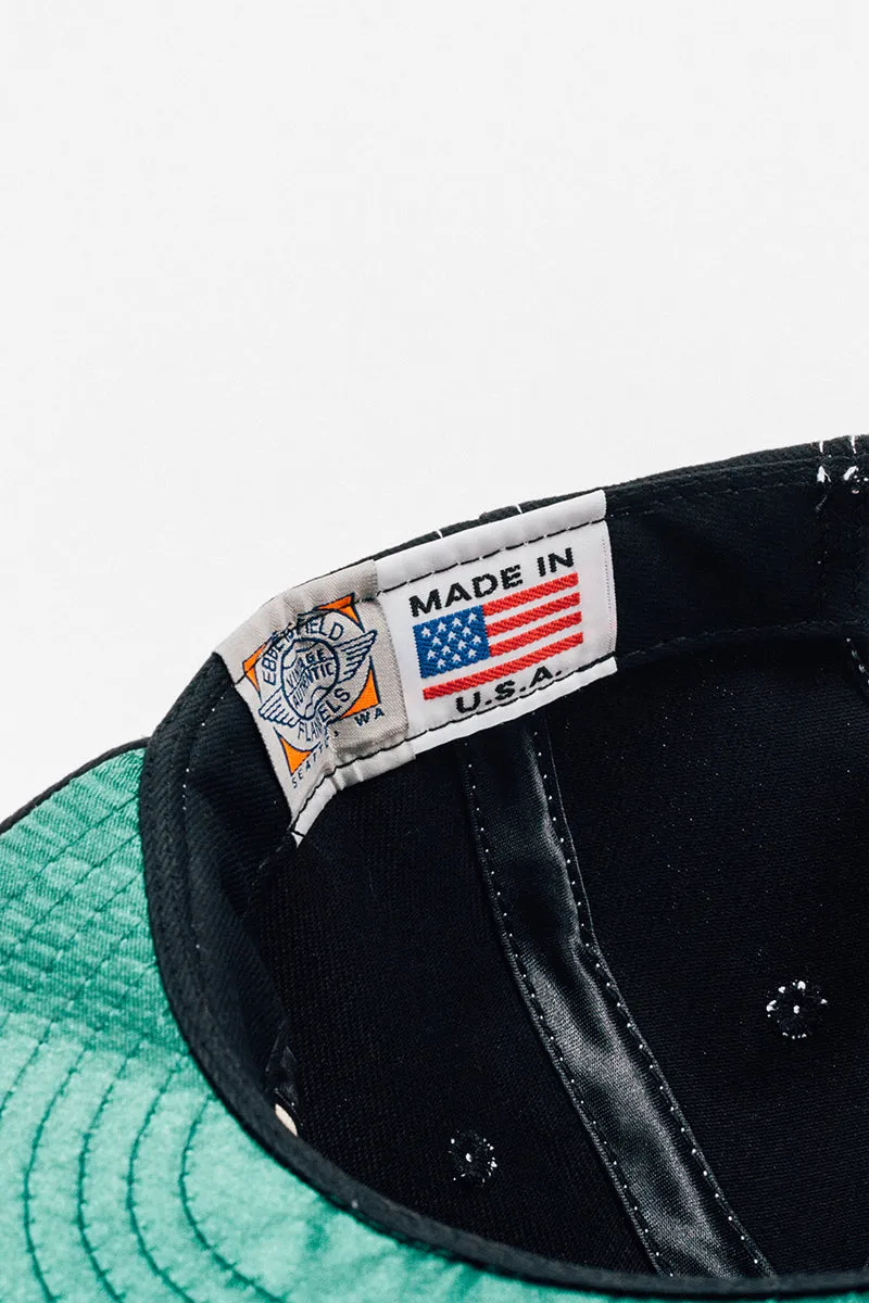 Inf Def X Ebbets Field Flannels 10 Year Cap - Black Denim