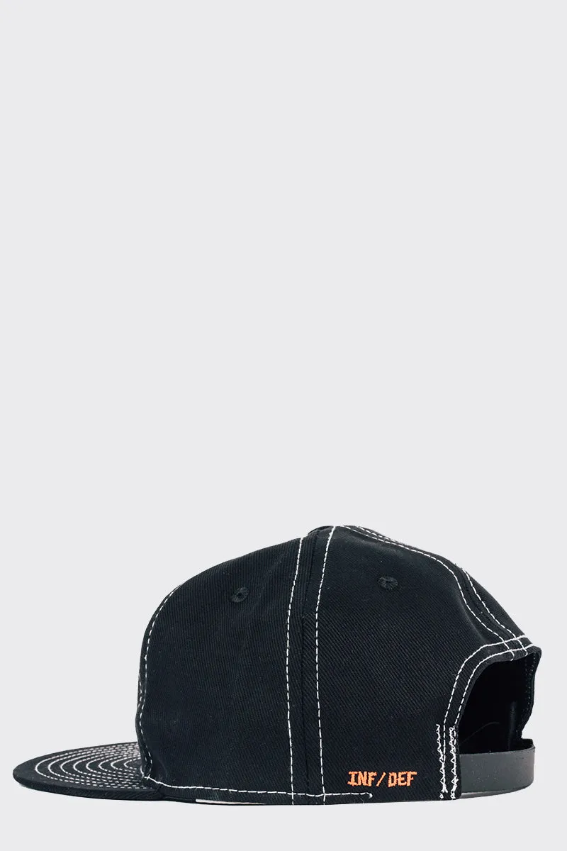 Inf Def X Ebbets Field Flannels 10 Year Cap - Black Denim