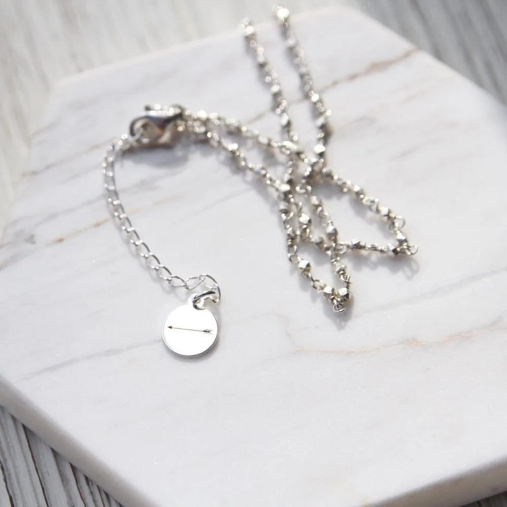 Keep Aiming ~ Wish Choker ~ Silver Bead