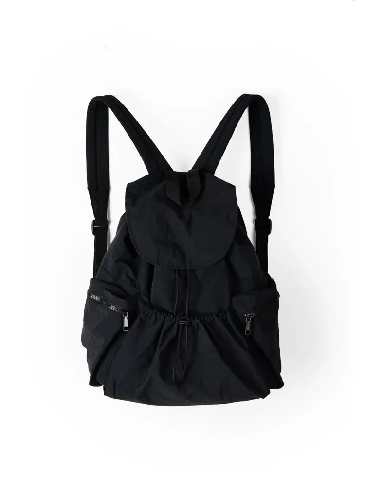 Korean Style New Backpack Fashion Casual Nylon Bags Women Light Large Capacity School Bag Designer Luxury Solid Girl Travel Ins
