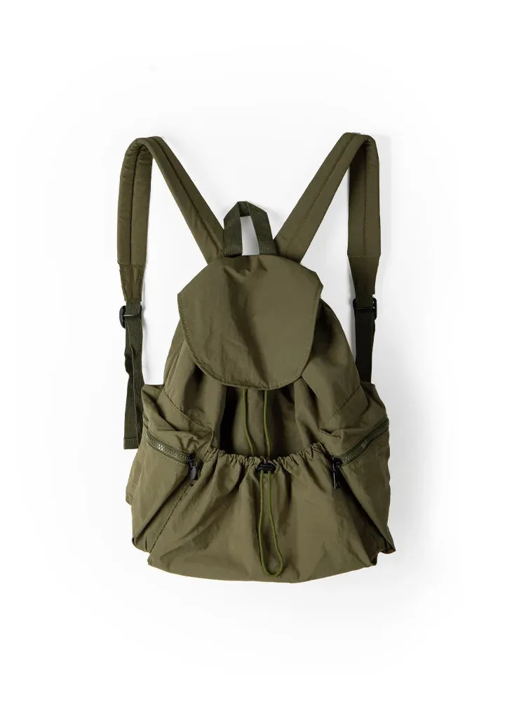 Korean Style New Backpack Fashion Casual Nylon Bags Women Light Large Capacity School Bag Designer Luxury Solid Girl Travel Ins