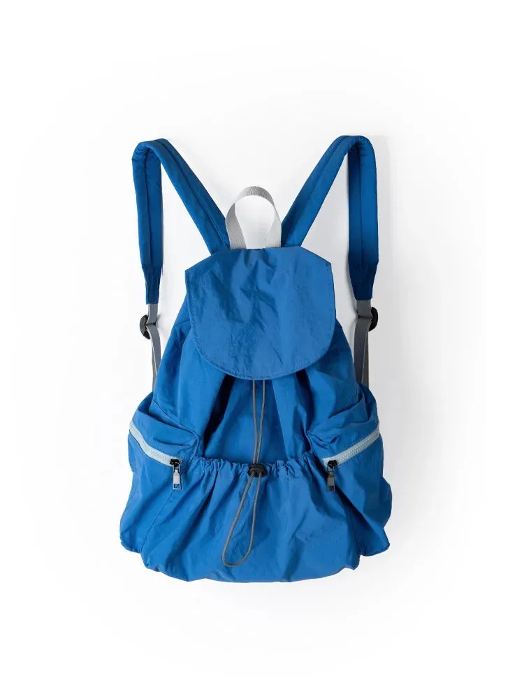 Korean Style New Backpack Fashion Casual Nylon Bags Women Light Large Capacity School Bag Designer Luxury Solid Girl Travel Ins