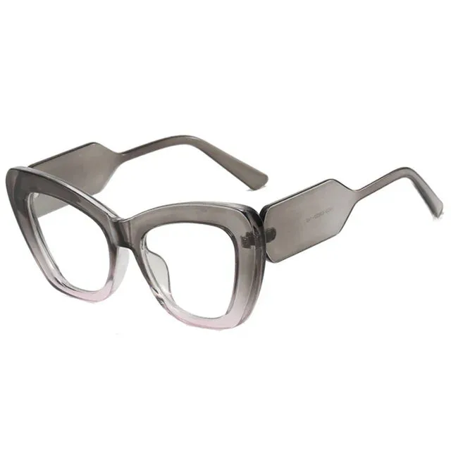 Large Polygon Women Oversized Photochromic Glasses
