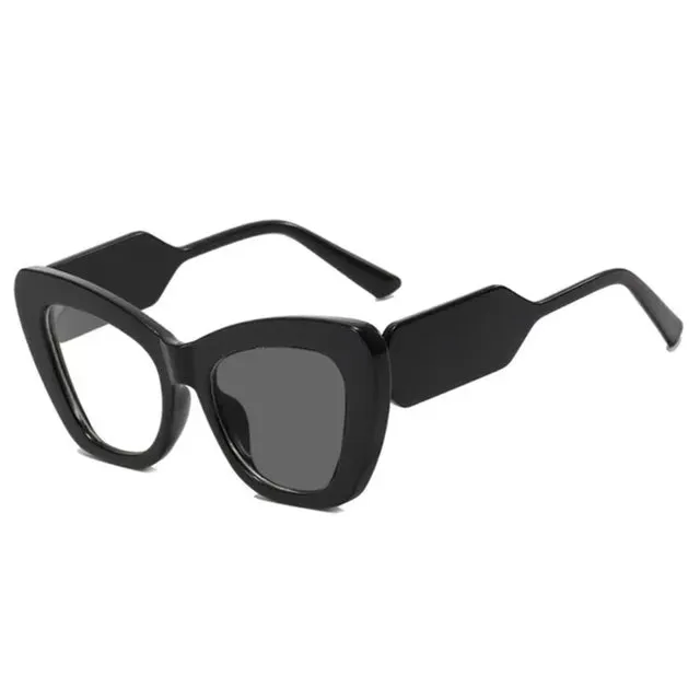 Large Polygon Women Oversized Photochromic Glasses