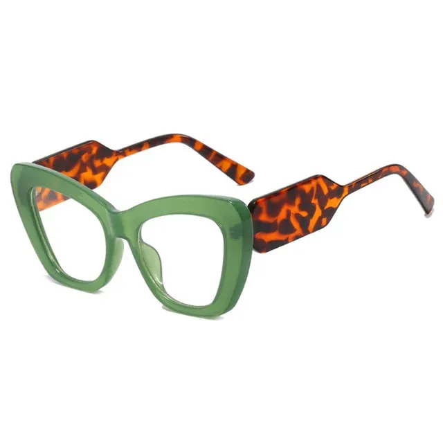 Large Polygon Women Oversized Photochromic Glasses