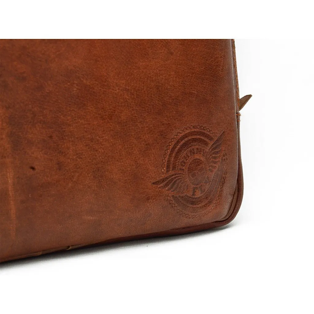Leather Laptop Sling Bag