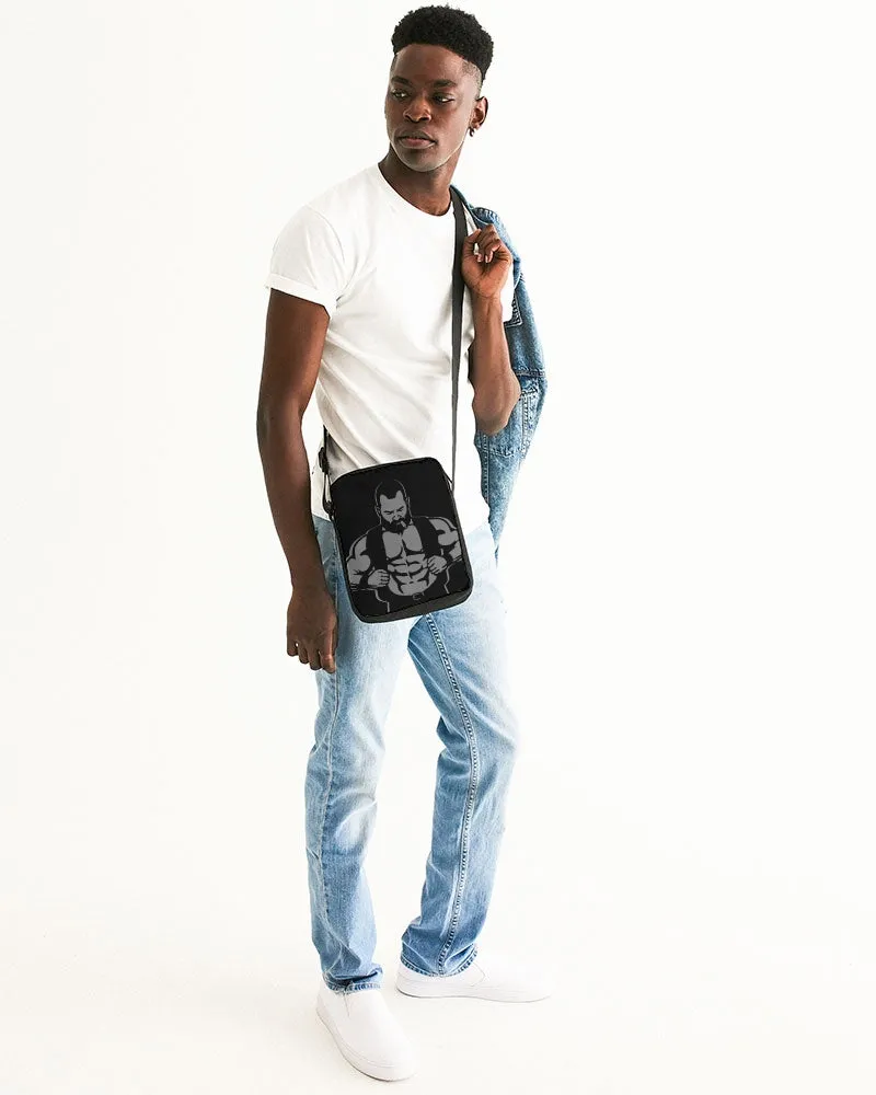 Leather Vest, Messenger Pouch