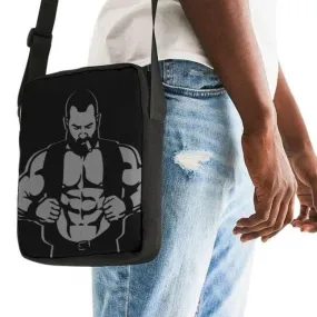 Leather Vest, Messenger Pouch