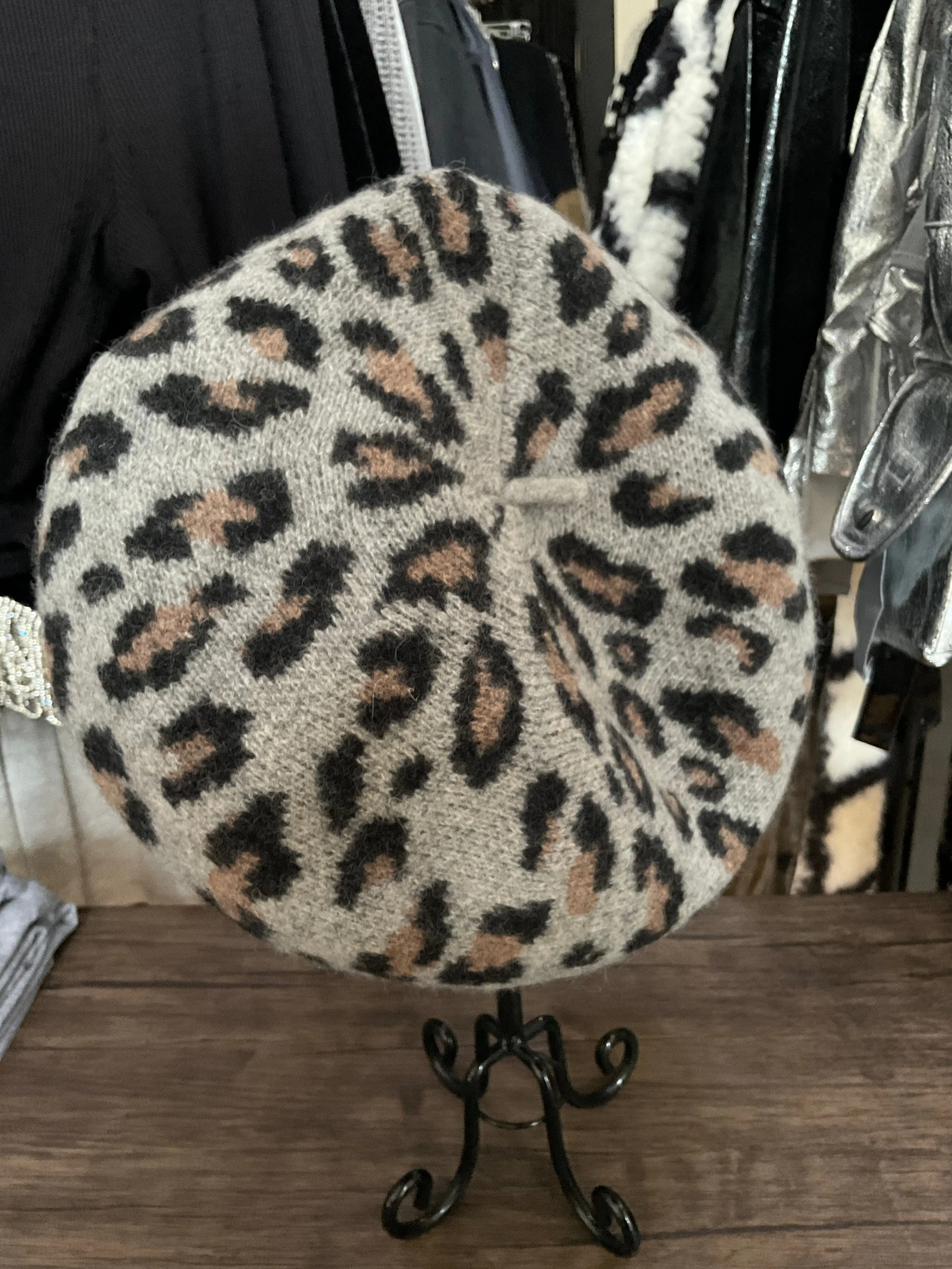 Leopard Beret