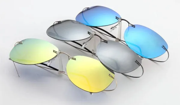 Lightweight Blue Aviator Sunglasses for Men - Stylish and Classy