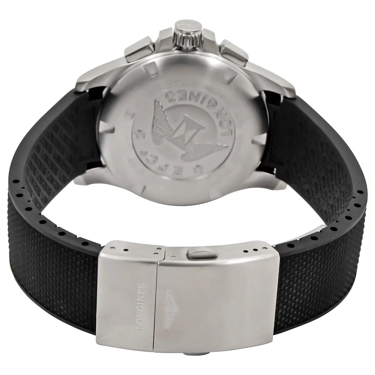 Longines Conquest V.H.P Black Carved Dial Men's Watch L3.717.4.56.9
