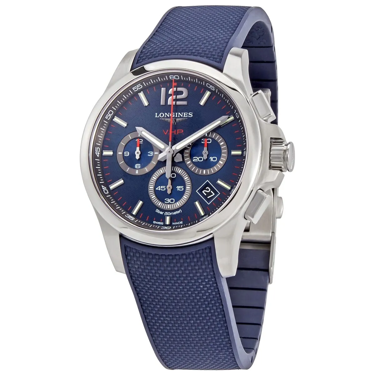 Longines Conquest V.H.P Blue Dial Men's Quartz Watch L37174969 L3.717.4.96.9
