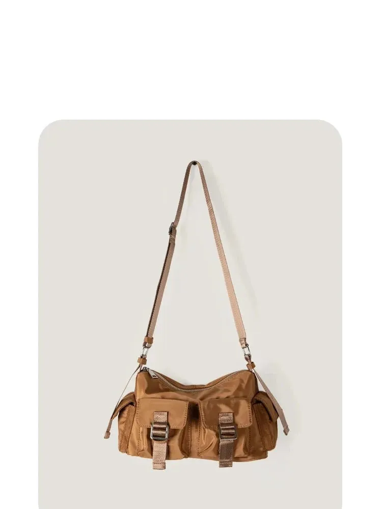 Luxury Shoulder Bags Handbags Women Multi Pockets Fashion Nylon Crossbody Bag Travel Casual Versatile Korean Style New