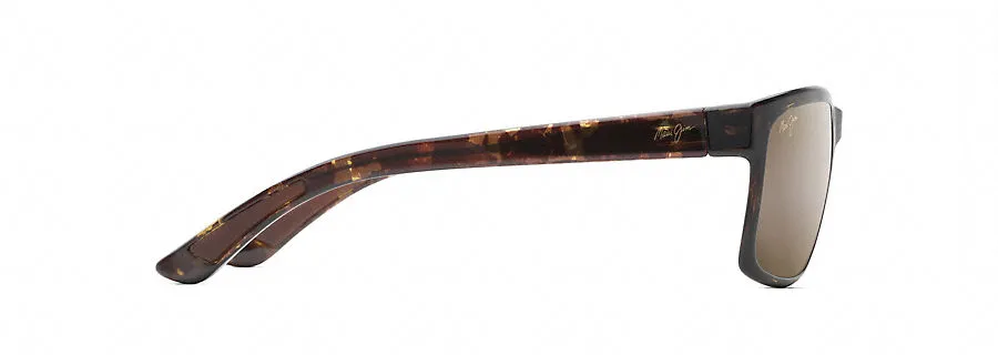 Maui Jim Pokowai Arch Sunglasses in Olive Tortoise with HCL Bronze Lens