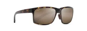 Maui Jim Pokowai Arch Sunglasses in Olive Tortoise with HCL Bronze Lens