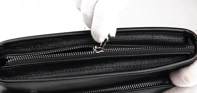 Men's Casual Genuine Leather Waterproof Shoulder Bag