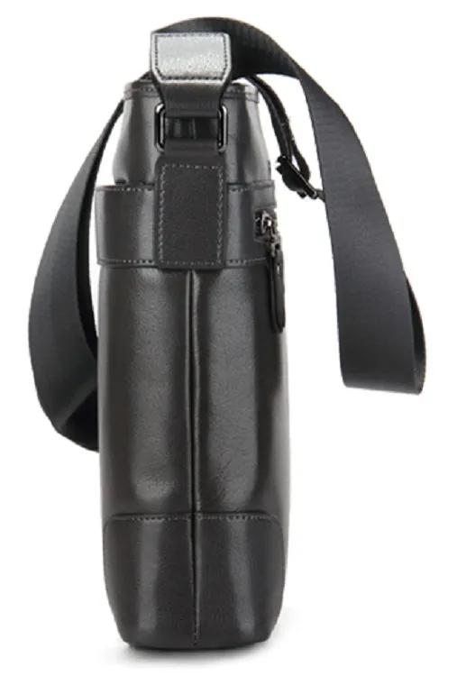 Men's Casual Genuine Leather Waterproof Shoulder Bag