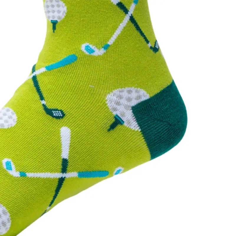 Men's Golf Cotton Blend Mid-Calf Socks