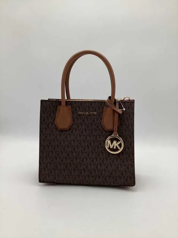 Mercer Medium Logo and Leather Accordion Crossbody Bag