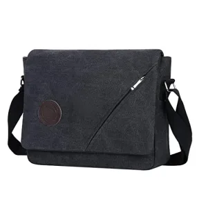 Messenger bag made of canvas shoulder bag shoulder bag for laptop vintage for work leisure