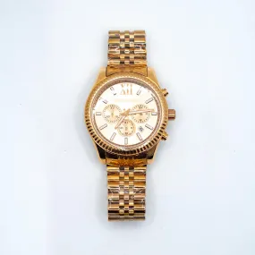 Michael Kors MK8281 Lexington Chronograph Champagne Dial Men's Watch