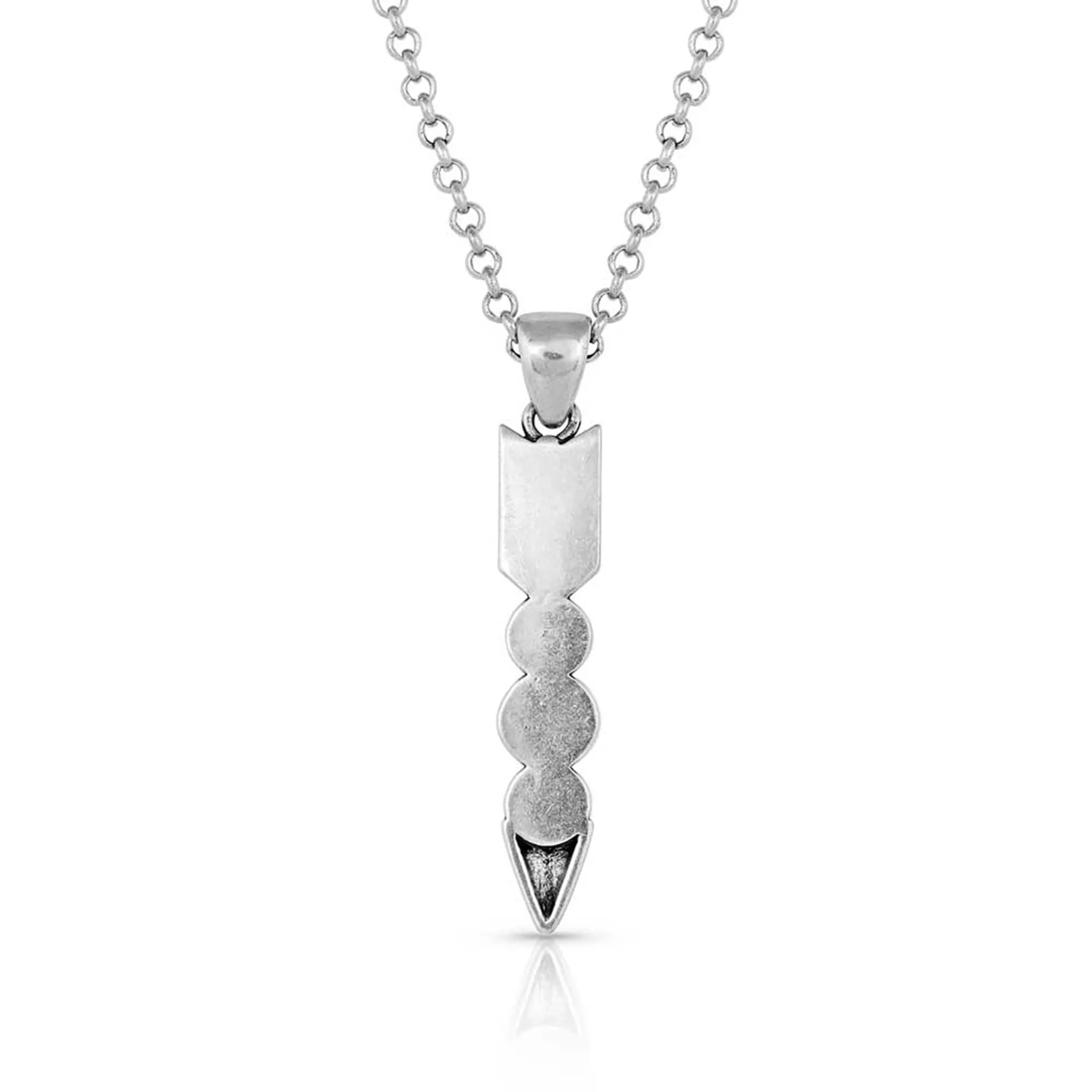 Montana Silversmiths Falling Silver Feather Necklace
