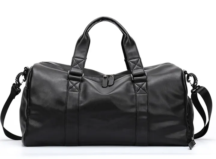 New design high quality waterproof PU leather large capacity travel bags