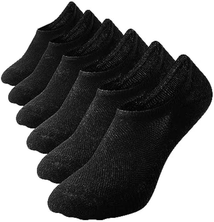 No Show Socks Women Cushion Cotton Socks 6 Pack