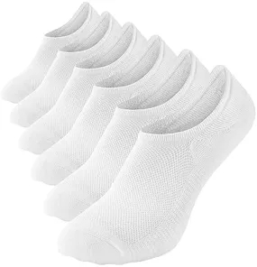 No Show Socks Women Cushion Cotton Socks 6 Pack