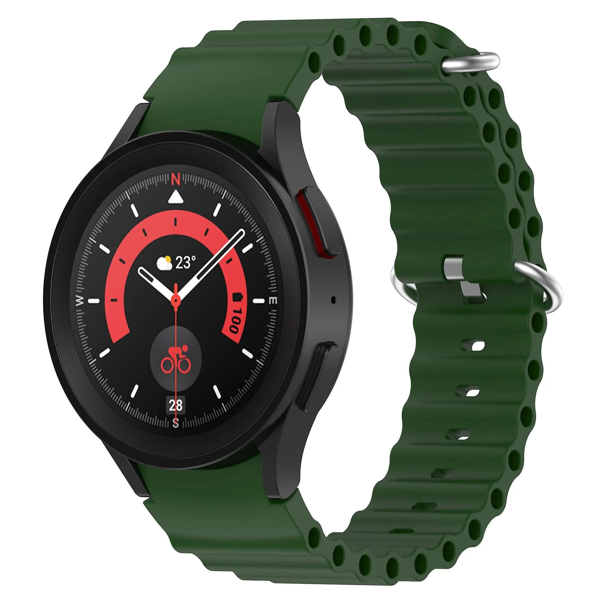 OCEAN LOOP SILICON STRAPS FOR REALME SMART WATCH 2 PRO, WATCH S, WATCH S PRO, TECHLIFE DIZO, DIZO WATCH 2, WATCH 2, WATCH 3, DIZO WATCH 2 SPORTS
