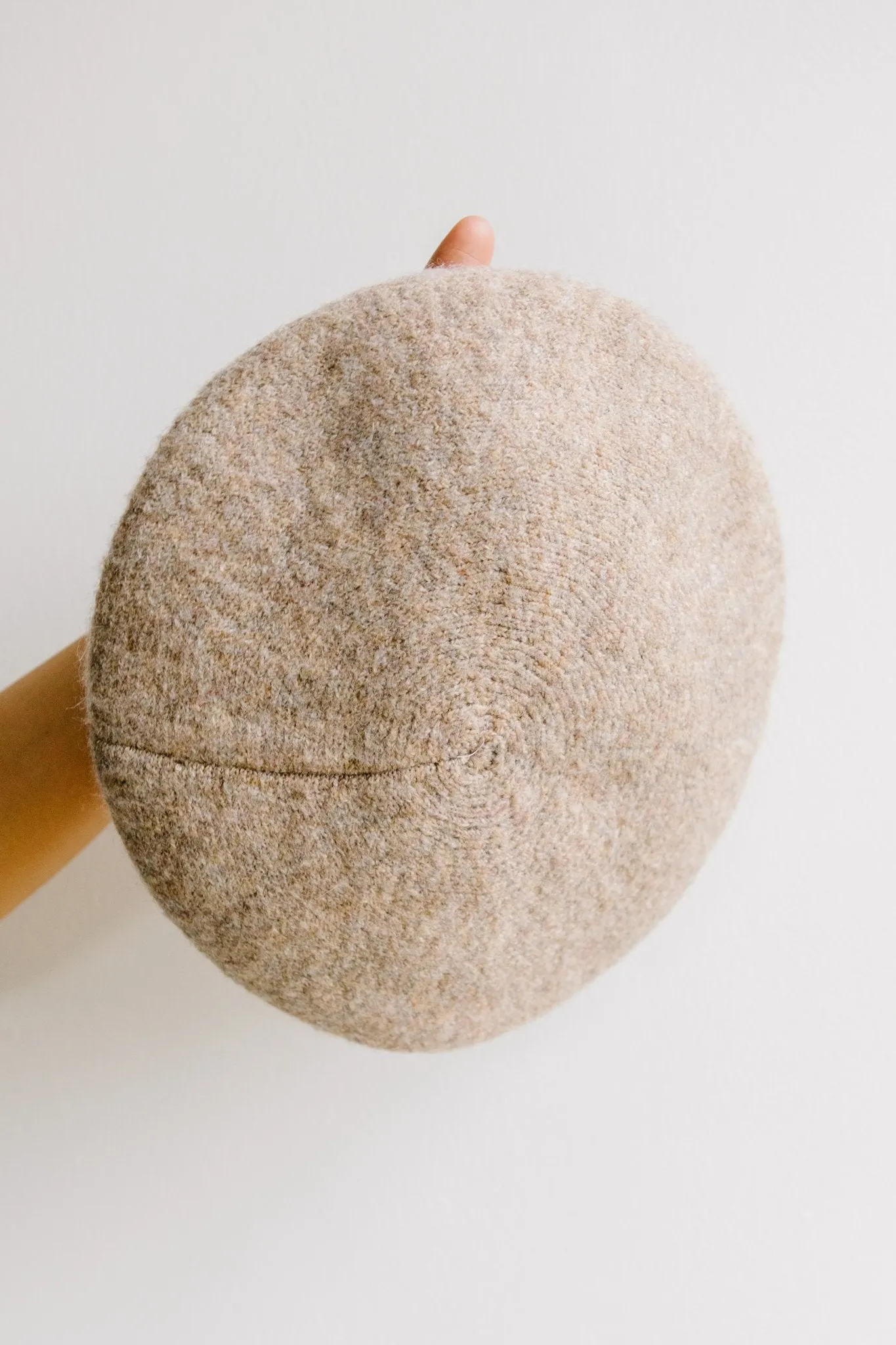Ohh La La Wool Beret in Taupe