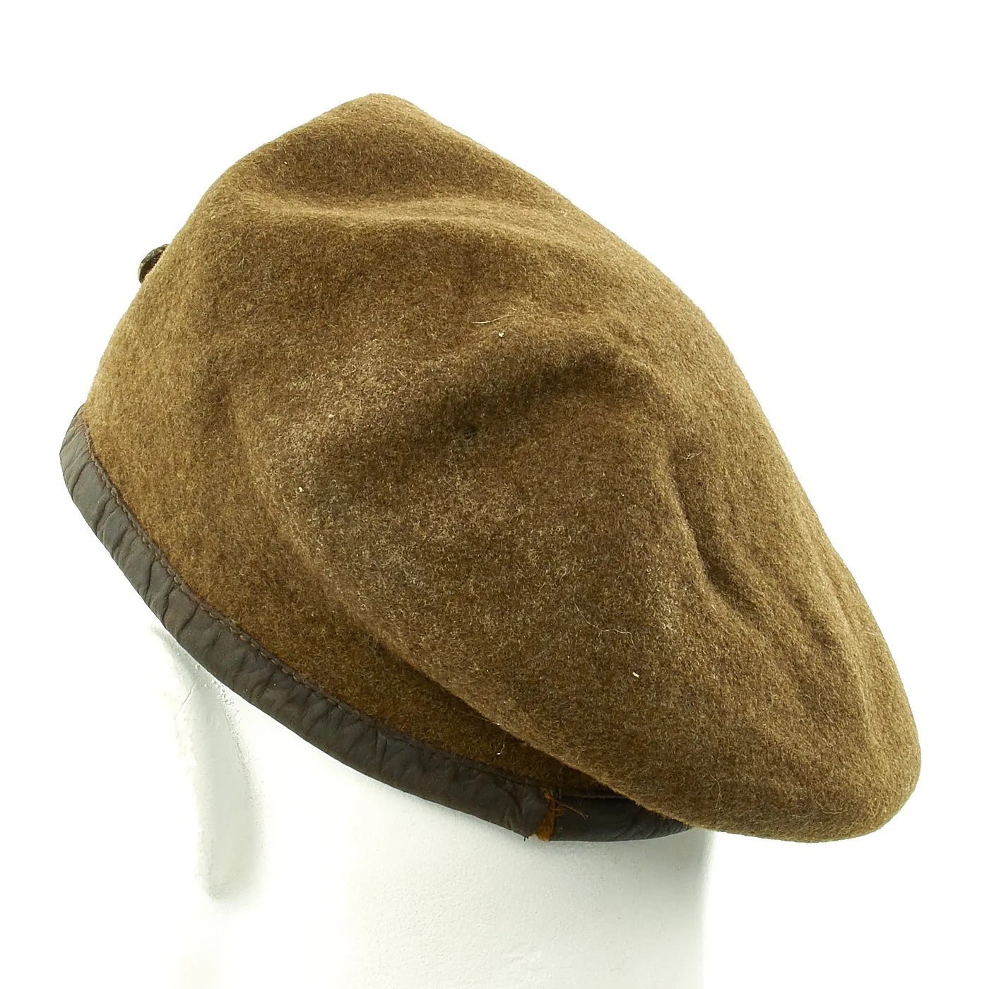Original British WWII Canadian Manufactured Beret with Royal Artillery Cap Badge - Dated 1944