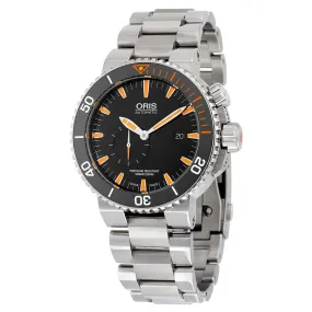 Oris Aquis Carlos Coste Automatic Black Dial Watch 743-7709-7184SET 01 743 7709 7184-Set MB