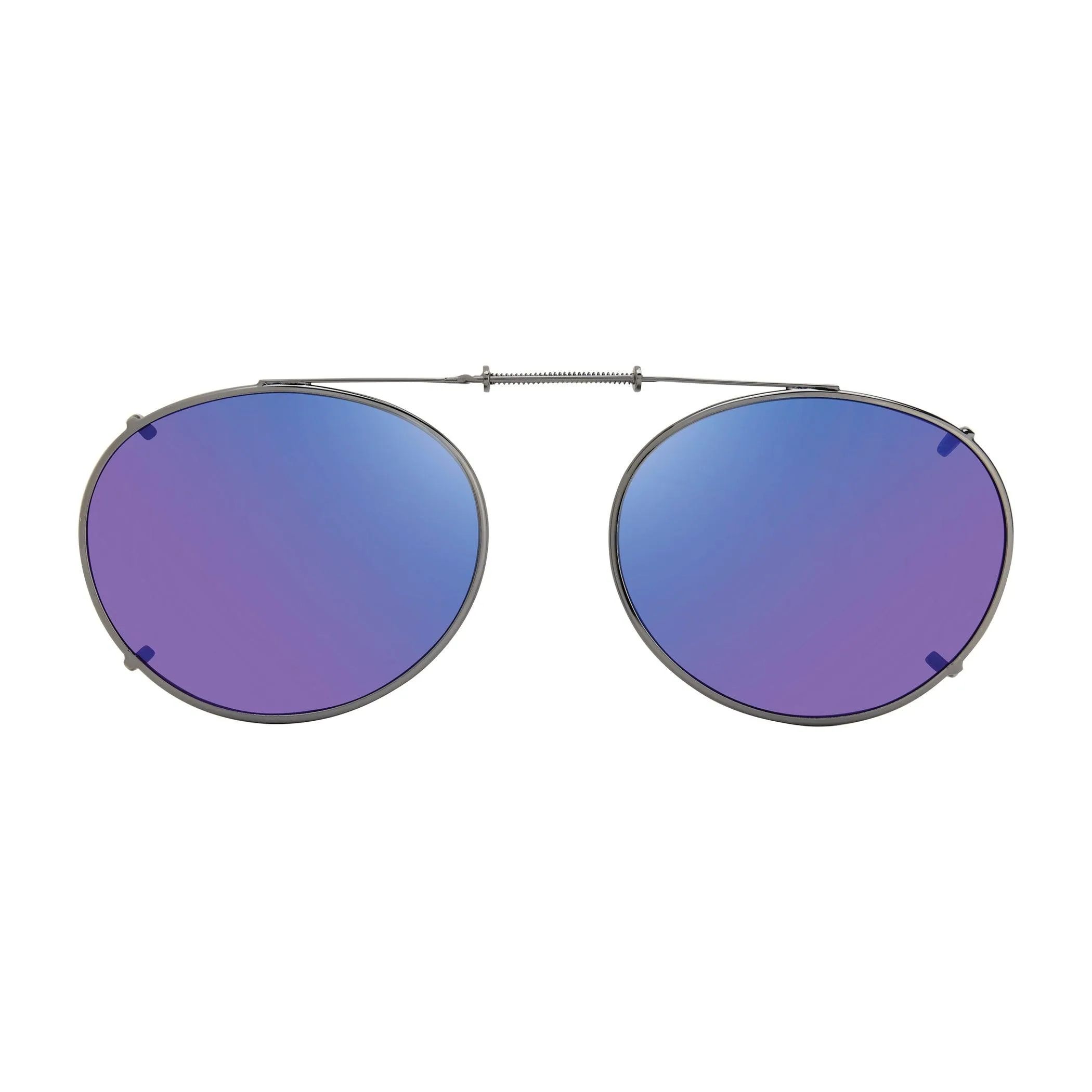 Oval Style, Polarized Clip On Sunglasses