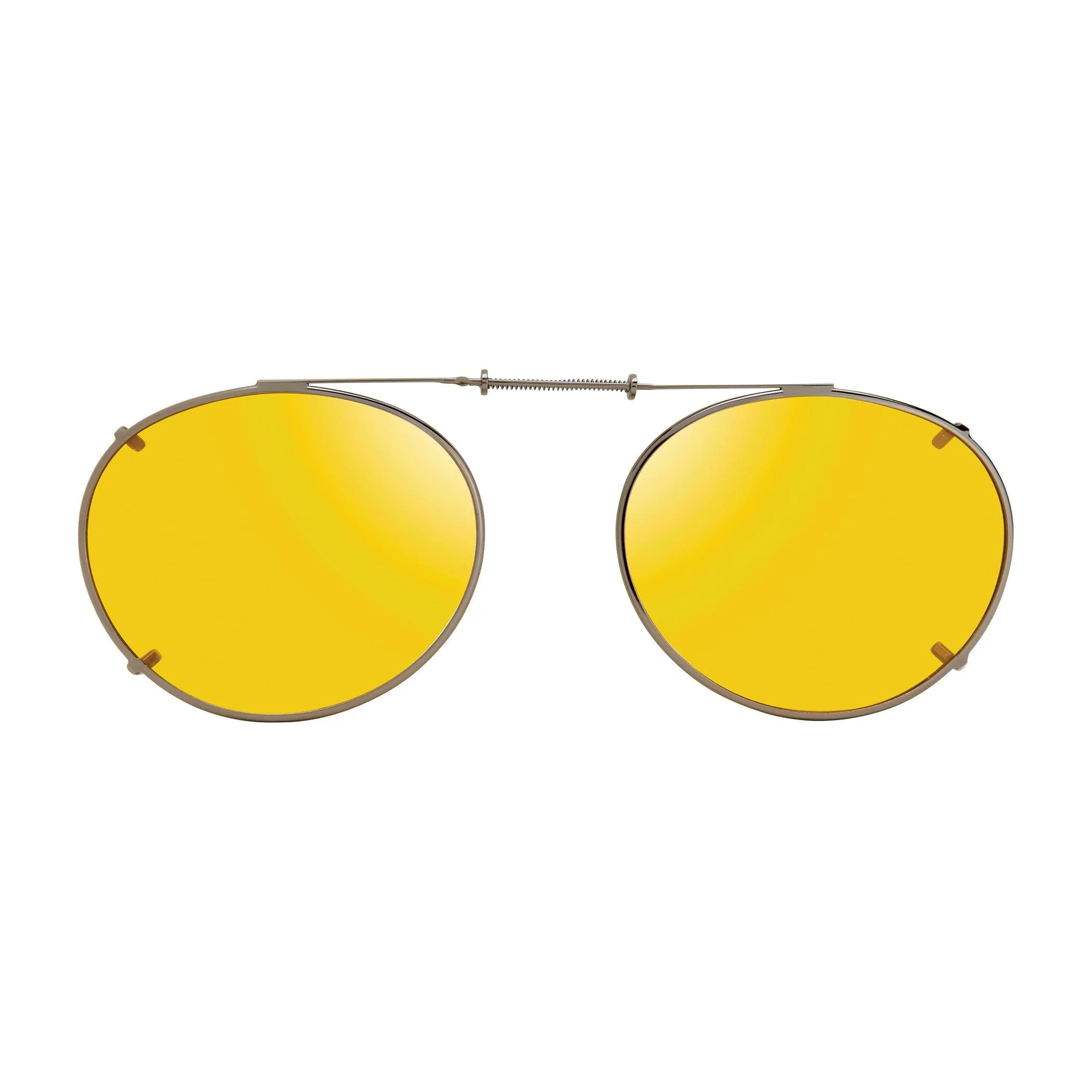 Oval Style, Polarized Clip On Sunglasses