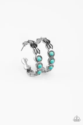 Paparazzi Earring ~ Anasazi Arrow - Blue