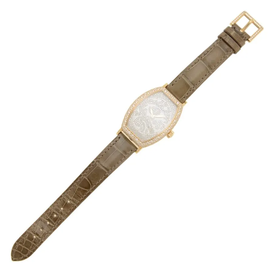 Patek Philippe Gondolo Mechanical Gold and Diamond Dial Ladies Watch 7099R-001