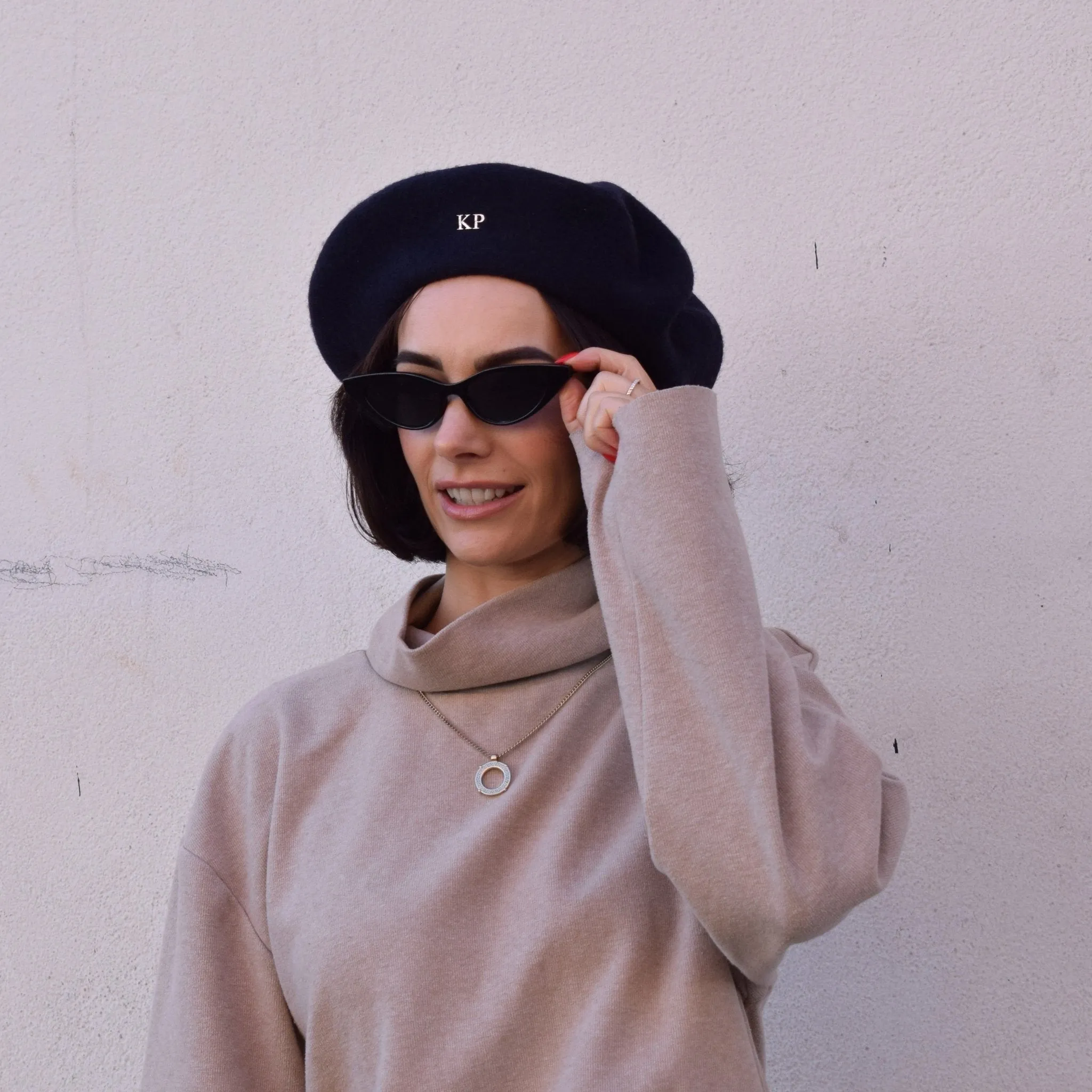 Personalised Wool Beret