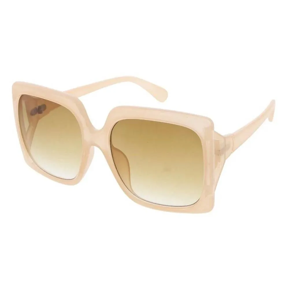 Plastic Oversized Square Frame w/ Temple Vent- Assorted