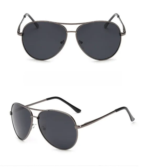 Polarized Vintage Aviation Sunglasses Men Brand Designer Sun Glasses Women Eyeglasses Spring Leg Gafas Oculos De Sol Masculino