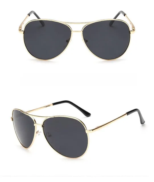 Polarized Vintage Aviation Sunglasses Men Brand Designer Sun Glasses Women Eyeglasses Spring Leg Gafas Oculos De Sol Masculino